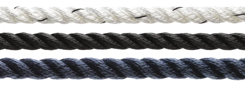 Torzal 3 cabos poliéster 4 mm.