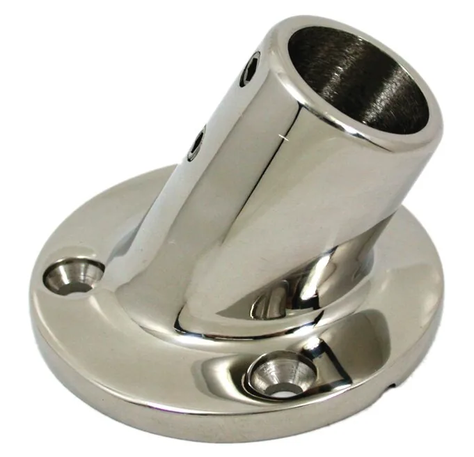 Base inox. 60º 22 mm.