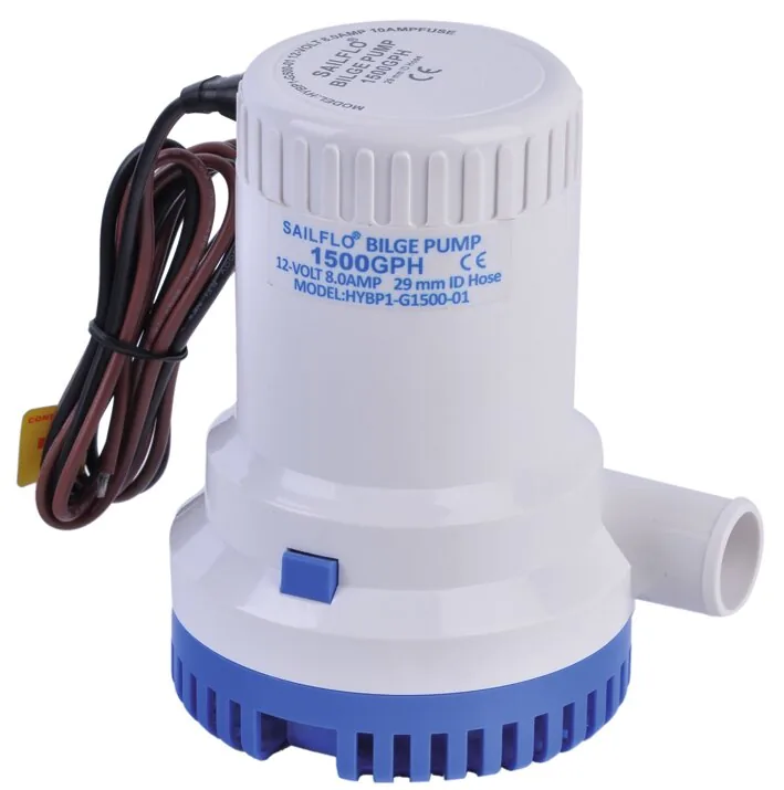 Bomba sumergible 1500 GPH 24 v.