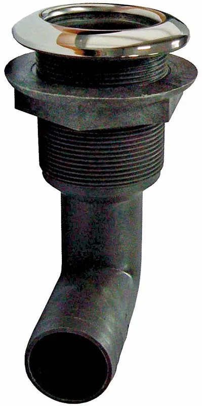 PASACASCO CODO 90º 3/4" C/TAPA INOX