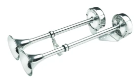 Bocina marina eléctrica doble 24 V, a/INOX.