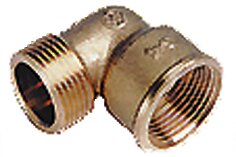 Codo latón 1 1/2"