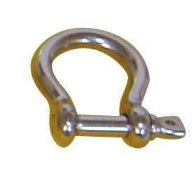 Grilletes inox lira 5 mm.