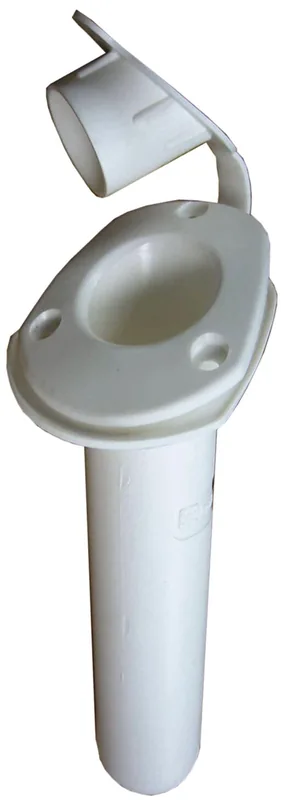 Portacañas plastico c/tapon negro