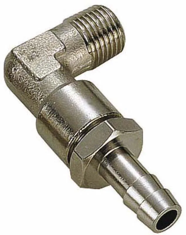 RACOR CODO PARA COMBUSTIBLE TUBO 8MM