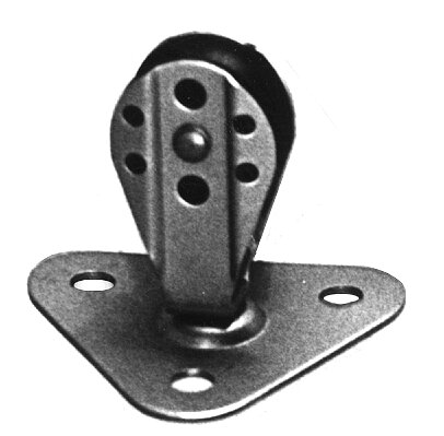 Polea con base triangular