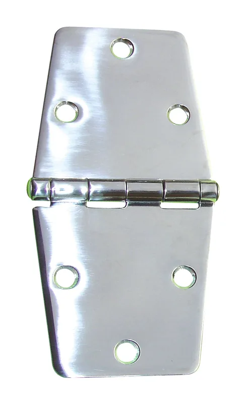 Bisagra inox. 151 x 74 mm.