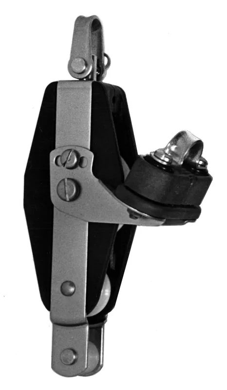 Polea violín giratoria y arraigo