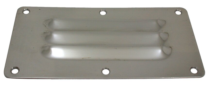 Rejillas ventilación inox. 127x65