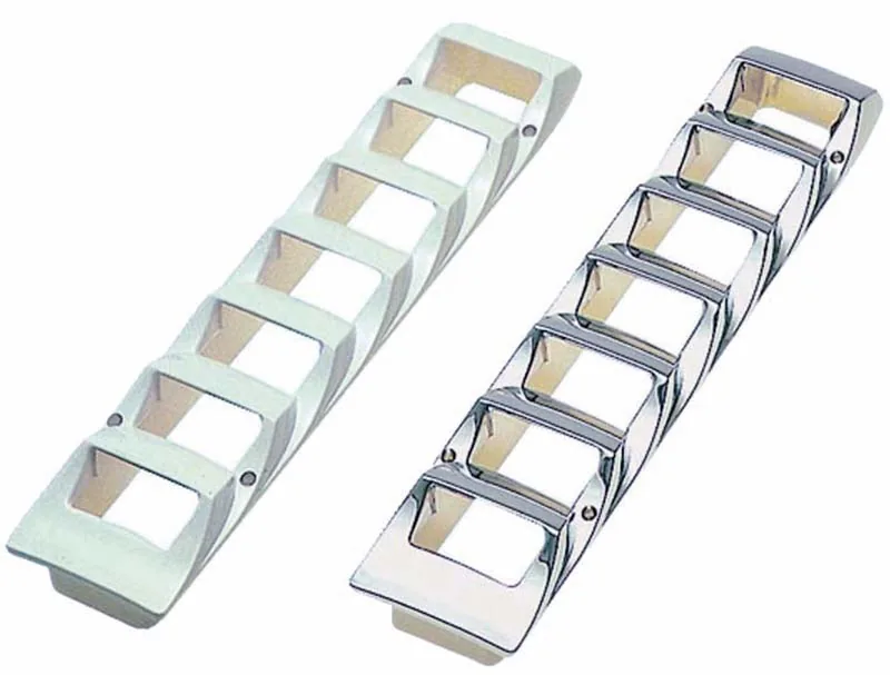 REJILLA VENTILACION 415x83x50MM,PLASTICO BL
