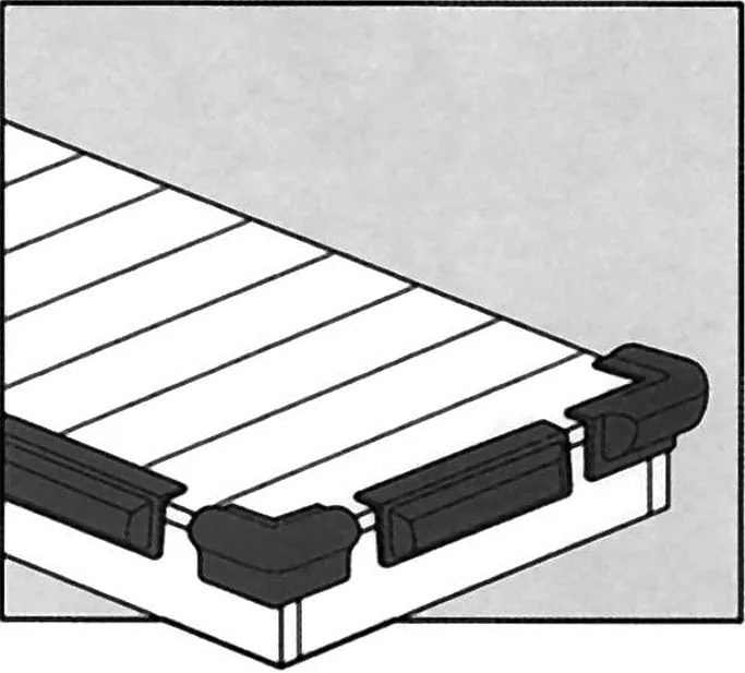 DEFENSA PANTALAN 6x50 RECTO AZUL
