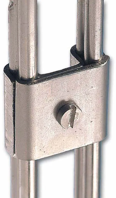 MORDAZA INOX,P/SOPORTE DEFENSAS