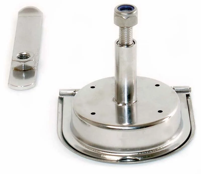 TIRADOR CON TAPA INOX