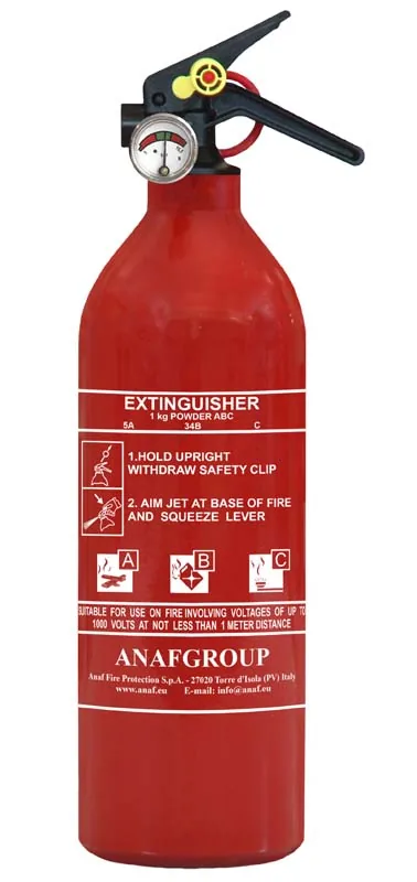 EXTINTOR POLVO 1.00KG, 5A-34B-C