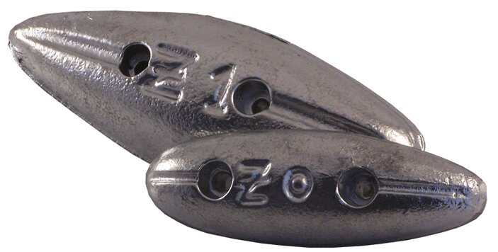 Forma de pez 2 agujeros 120mm