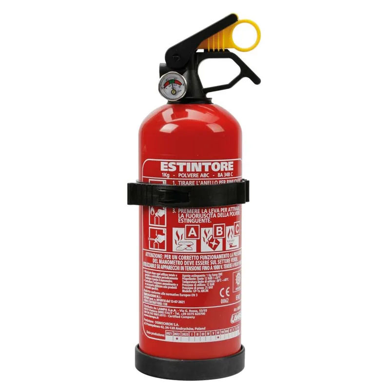 EXTINTOR ABC 1.00KG, POLVO