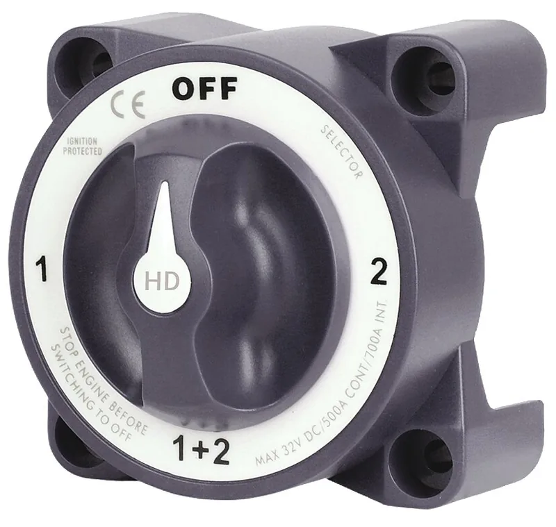 Desconectador batería Heavy duty 1-2-1+2-OFF