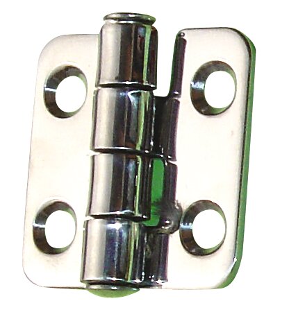 Bisagra inox. 46 x 37 mm.