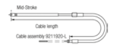 CABLE DIRECCION 17' 5M,TELEFLEX