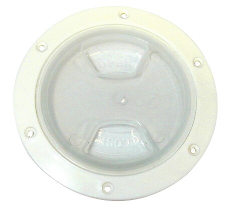 Tapa registro transp. 4"(100 mm)
