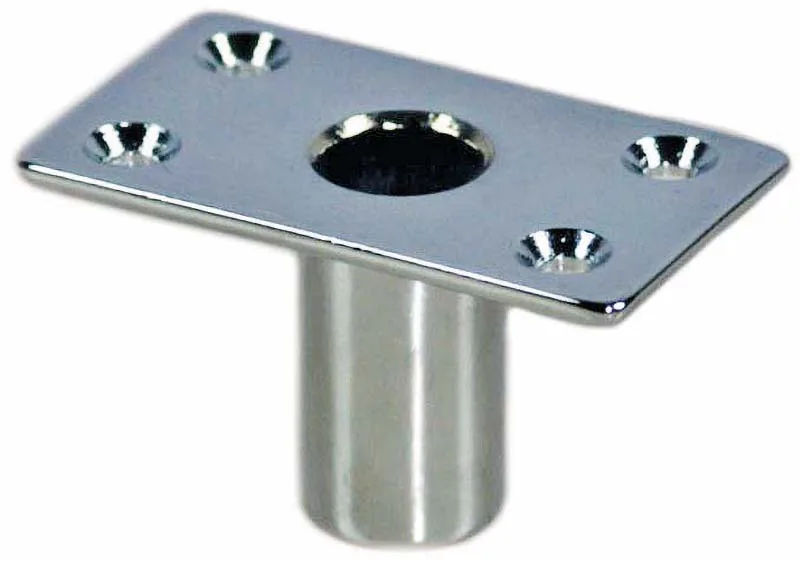 SOPORTE CHUMACERA LATON CROMADO