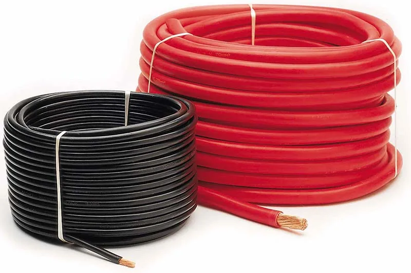 CABLE PARA BATERIA 10MM,FUNDA ROJO xM