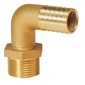 Codo 90¦ tubo 1"-25 mm, latón