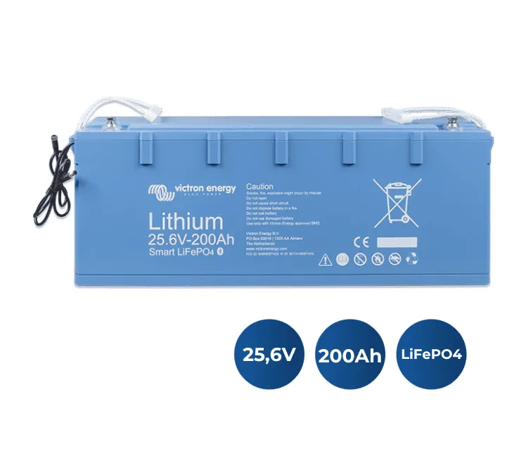 Victron LiFePO4 Smart battery 25.6 V 200 Ah