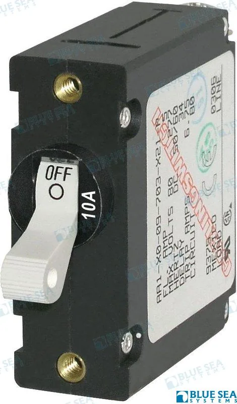 Disyuntor 10 amp.palanca blanca