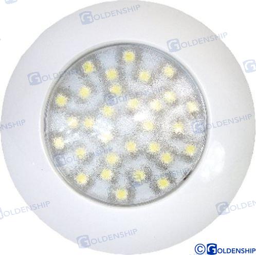 Plafon inter.30 leds 12/24V.1W.BLANCO