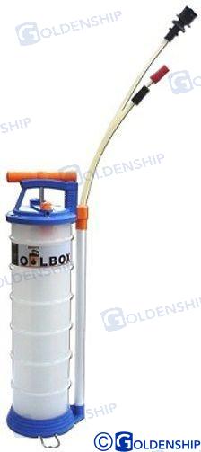 Bomba manual p/extraccion aceite 6,5L.