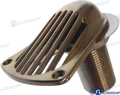 Pasacasco 1 1/4" rejilla laton