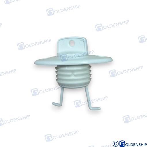 Tapon de desague -blanco-