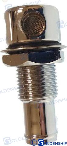 Respiradero recto 16MM.PARA tanque laton