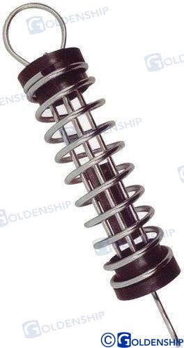 Muelle amarre con goma 9MM.