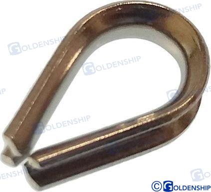 Guardacabo 14 mm.inox.
