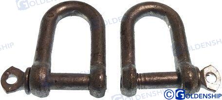 Grillete recto 8MM.GALVANIZADO