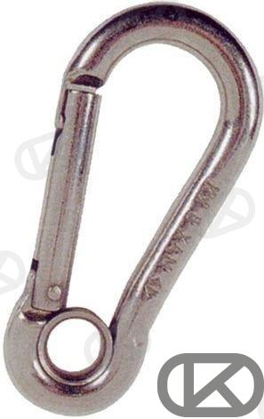 Mosqueton inox.120mm.11mm.con ojo kong