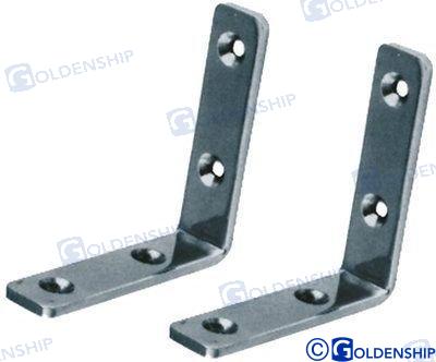 Escuadra inox.46x46mm