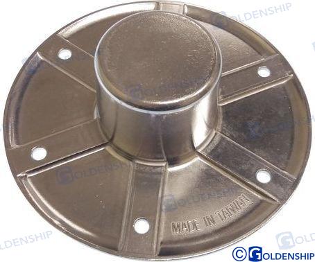 Base empotrable de aluminio para mesa