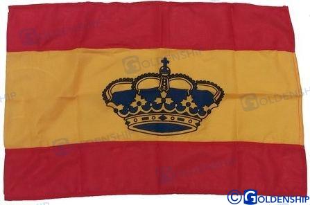 Bandera españa 40x60 con corona h.q.