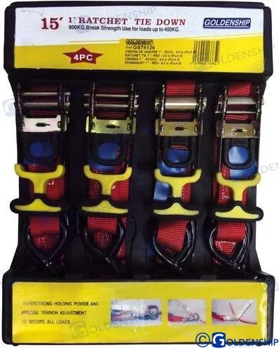 Cincha con tensor 4,5M.ROJA (x1)