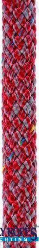 Cabo poly-braid-32 10MM.GRIS/ROJO xm.