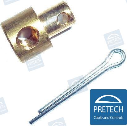 Pivote para cable 33/C -laton-