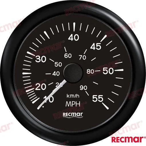 Reloj cuentamillas 0/55MPH. -negro-