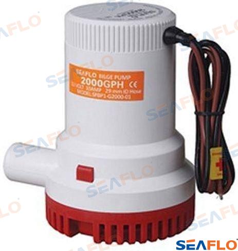 Bomba achique sumerg.24v.2000gph.7600l/h.