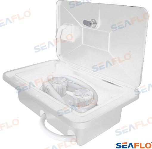 Caja con ducha 220x341MM. blanca SEAFLO