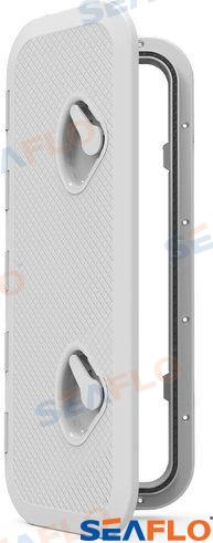 Portillo rectangular con tapa 607x243MM.