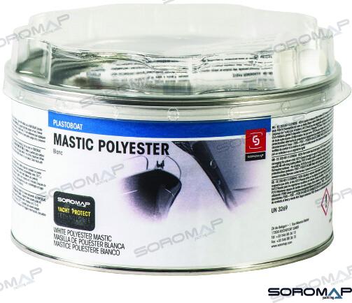 Masilla poliester blanca 250GRS. soromap