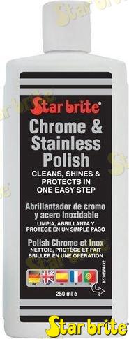 Abrillantador cromo/a.inox.240ml.starbrite